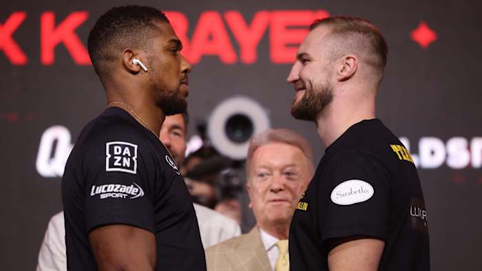 Final press conference ahead of Anthony Joshua and Otto Wallin heavyweight contest.